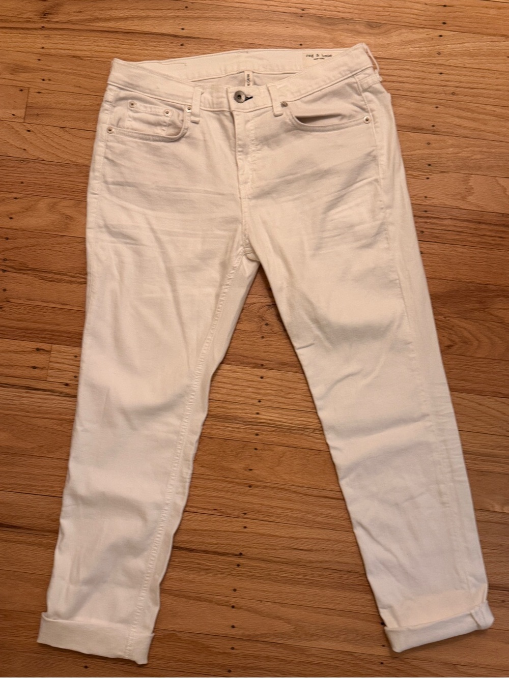rag & bone white pants